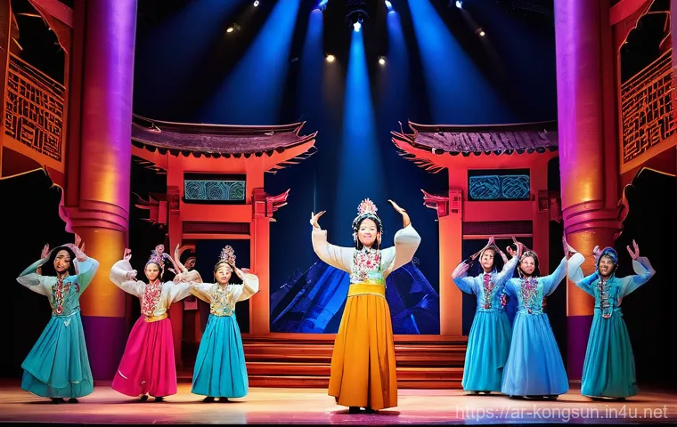 콩순이 테마파크 체험 - **Prompt:** "A heartwarming and lively photograph showcasing a dedicated 'Kongsooni Land' children's...