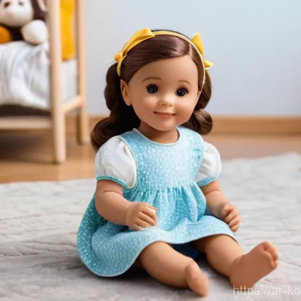 콩순이의 주요 상품군 - **Prompt for Interactive Doll:**
    "A heartwarming scene of a cheerful Arab girl, approximately 5 ...